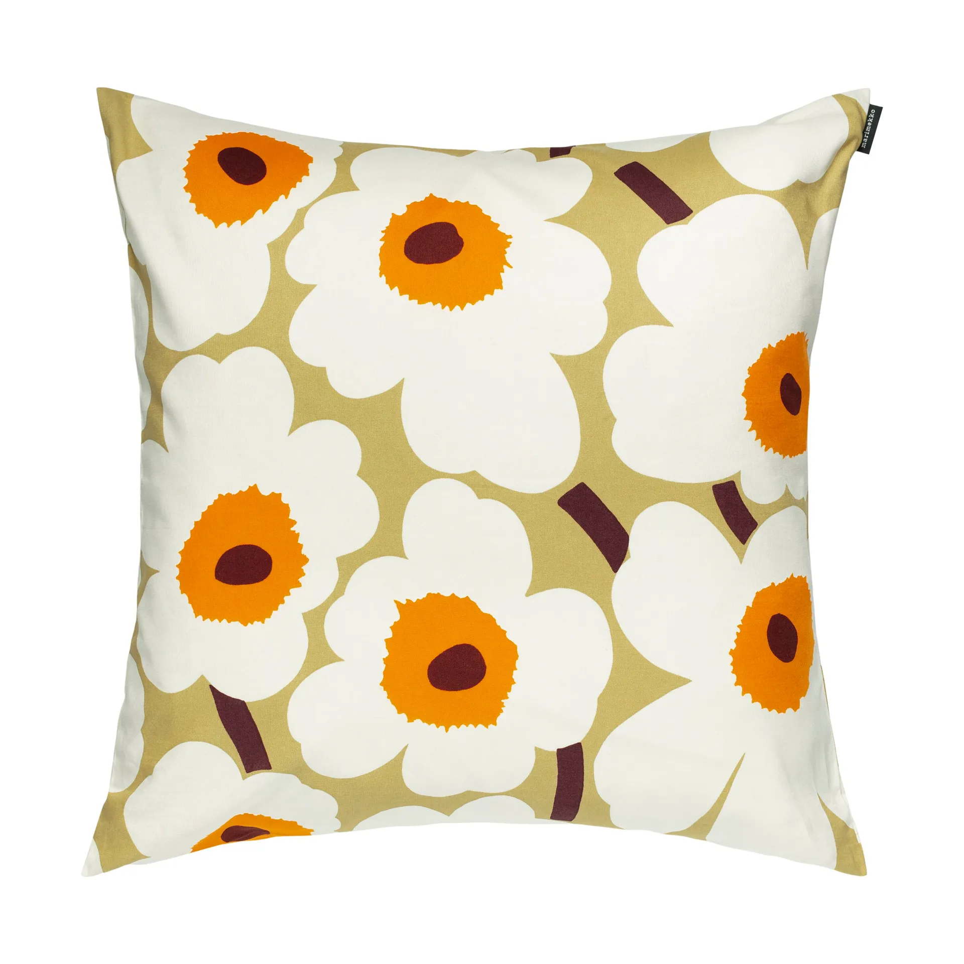 Pieni Unikko kuddfodral 50x50 cm, Beige Marimekko