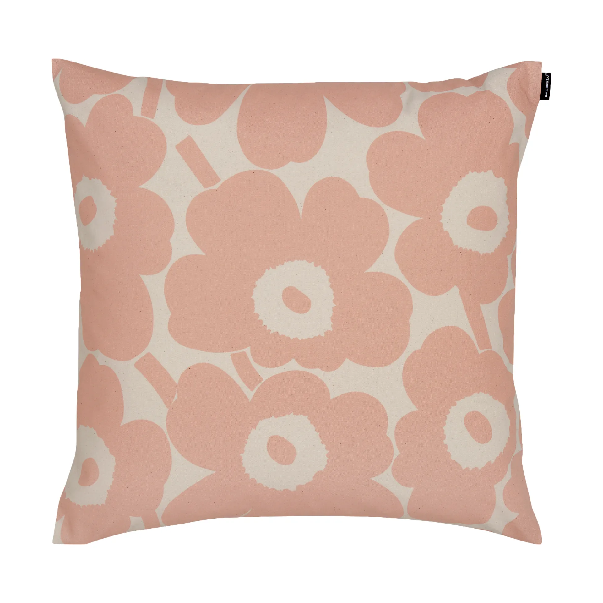 Pieni Unikko kuddfodral 50x50 cm, Cotton-peach Marimekko