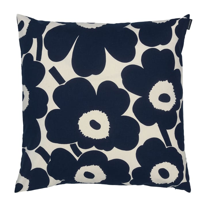 Pieni Unikko kuddfodral 50x50 cm - Mörkblå-cotton - Marimekko