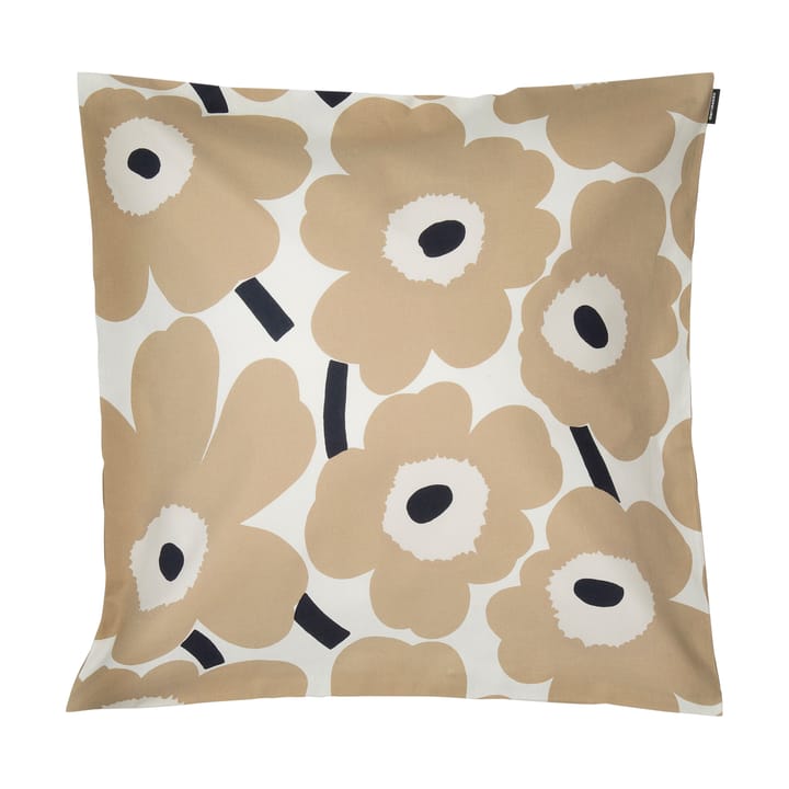 Pieni Unikko kuddfodral 50x50 cm - Off white-beige-mörkblå - Marimekko