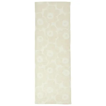 Pieni Unikko löpare beige-svart-vit - 47x150 cm - Marimekko