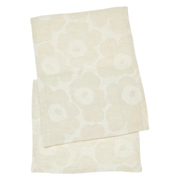 Pieni Unikko löpare beige-svart-vit - 47x150 cm - Marimekko