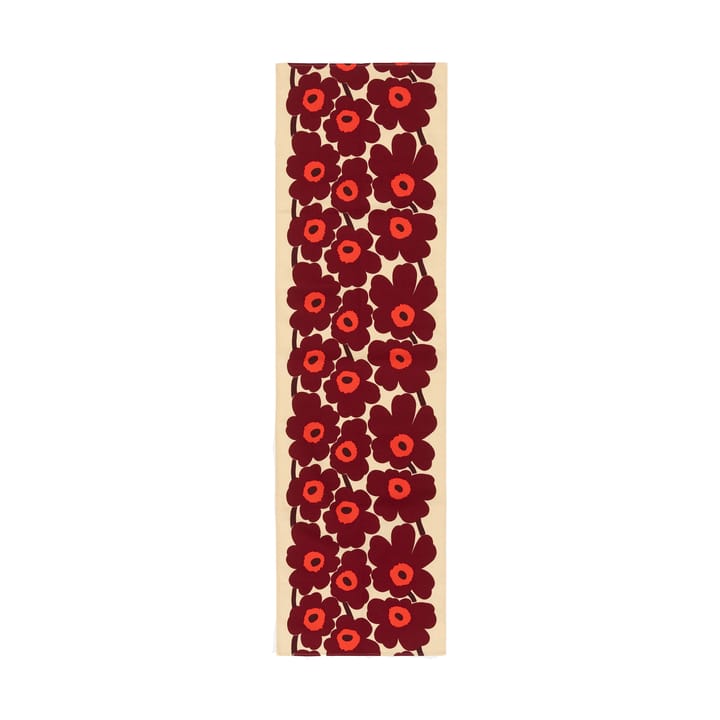 Pieni Unikko löpare - Vanilla-wine red-red - Marimekko