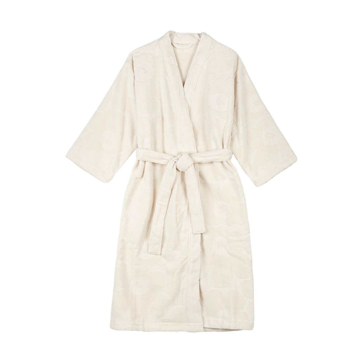 Marimekko Pieni Unikko morgonrock L/XL | Skandinavisk Design | Morgonrockar & Badrockar | Beige