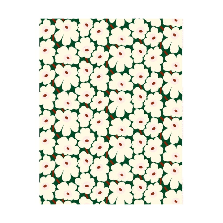 Pieni Unikko tyg bomull - Grön - Marimekko