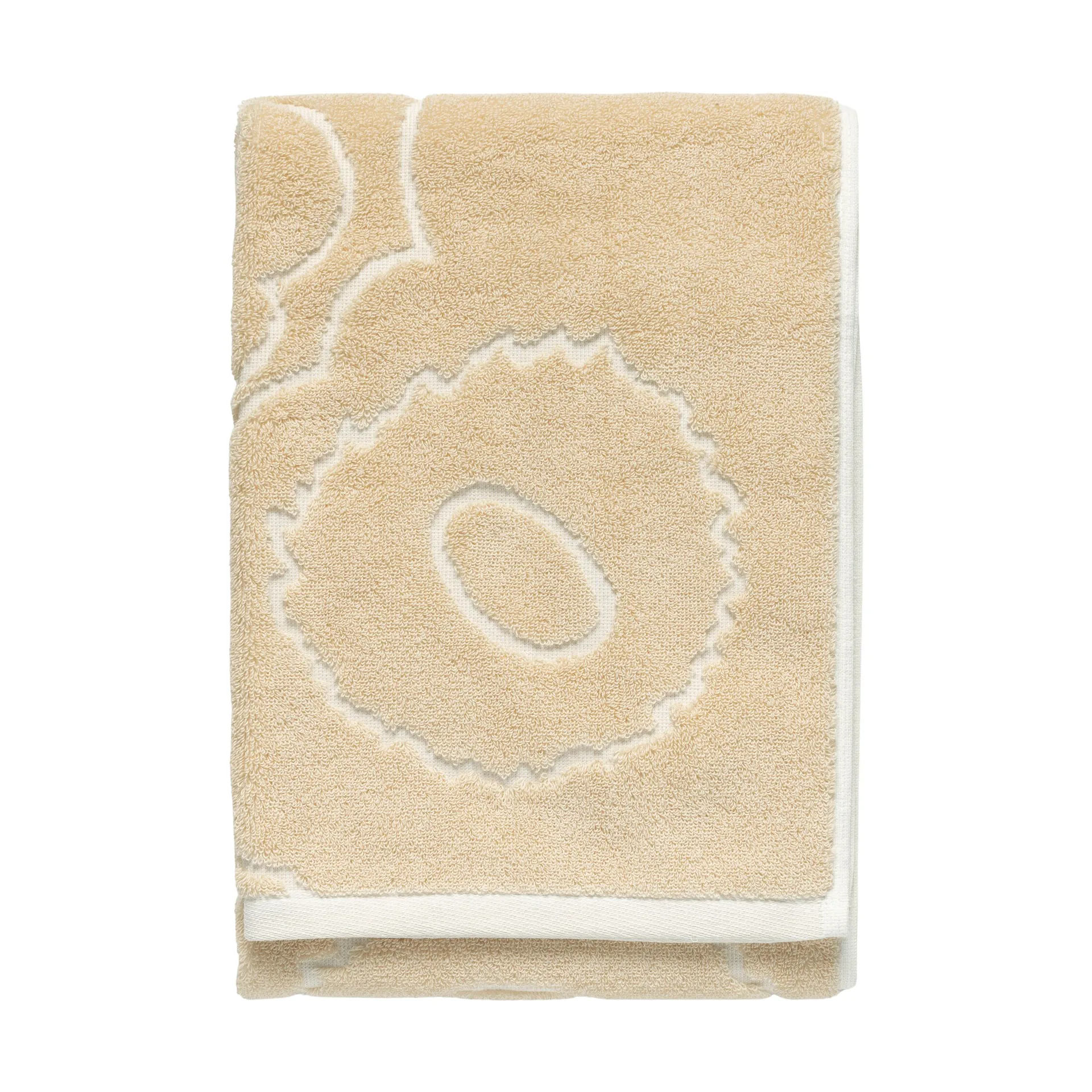 Piirto Unikko handduk 50x100 cm, Beige Marimekko