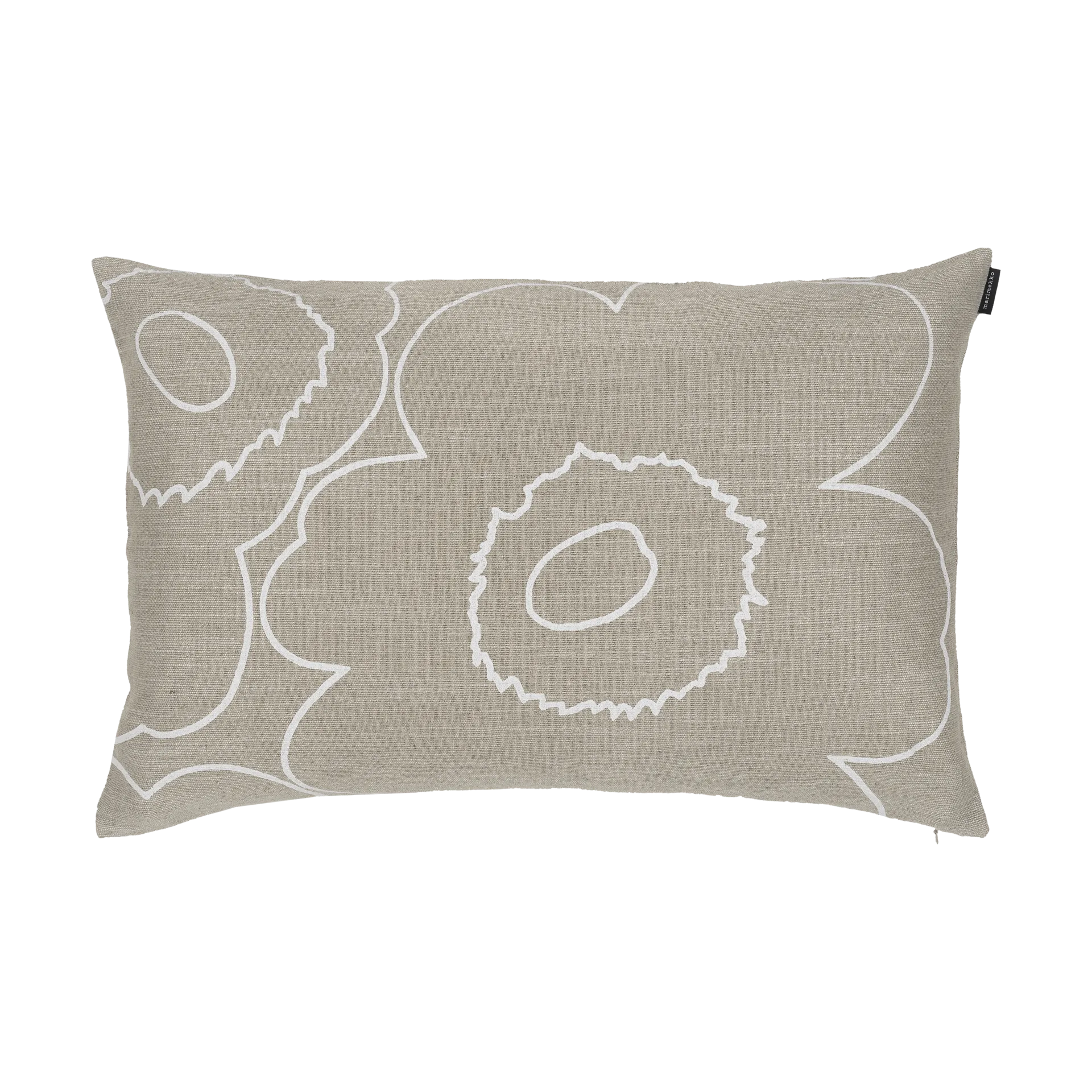 Piirto Unikko kuddfodral 40x60 cm, Sand-white Marimekko