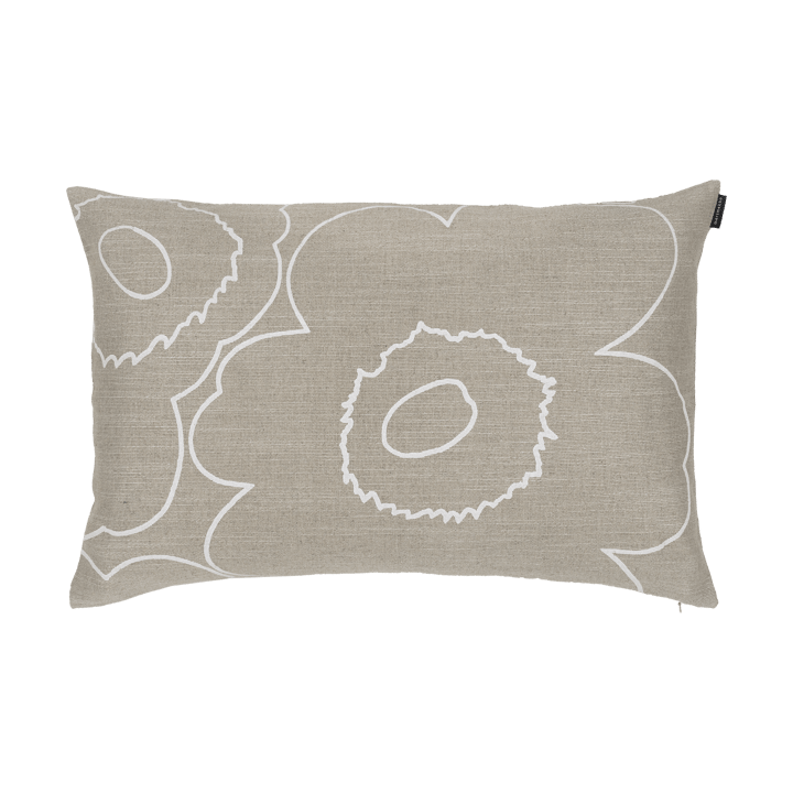 Piirto Unikko kuddfodral 40x60 cm, Sand-white Marimekko