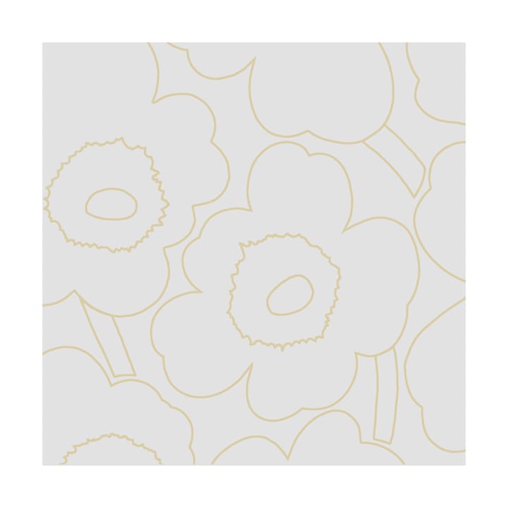 Piirto Unikko servett 33x33 cm 20-pack - Cream Gold - Marimekko