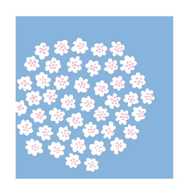 Puketti servett 33x33 cm 20-pack - Light Blue - Marimekko