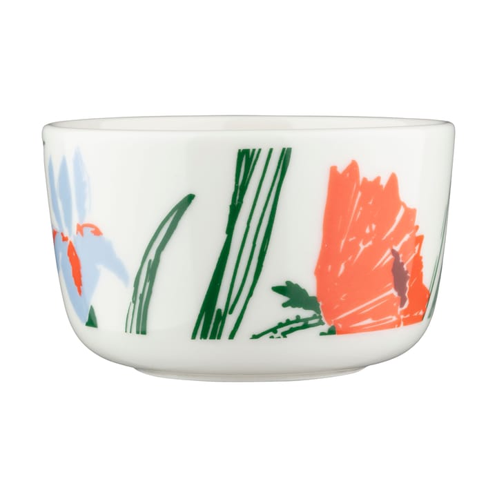 Puutarhakutsut skål 2,5 dl - White-green-orange - Marimekko