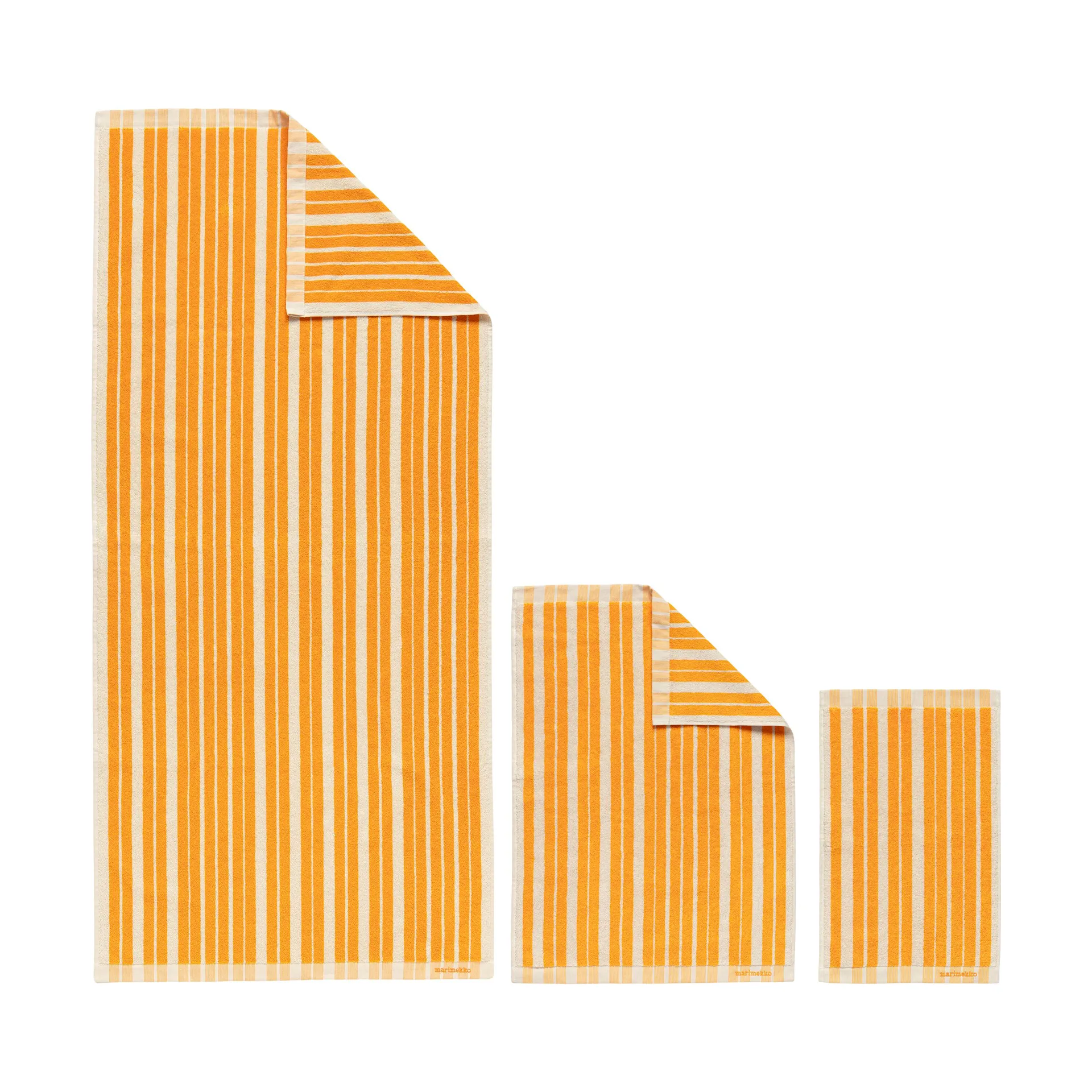 Raide gästhandduk 30x50 cm, Yellow Marimekko