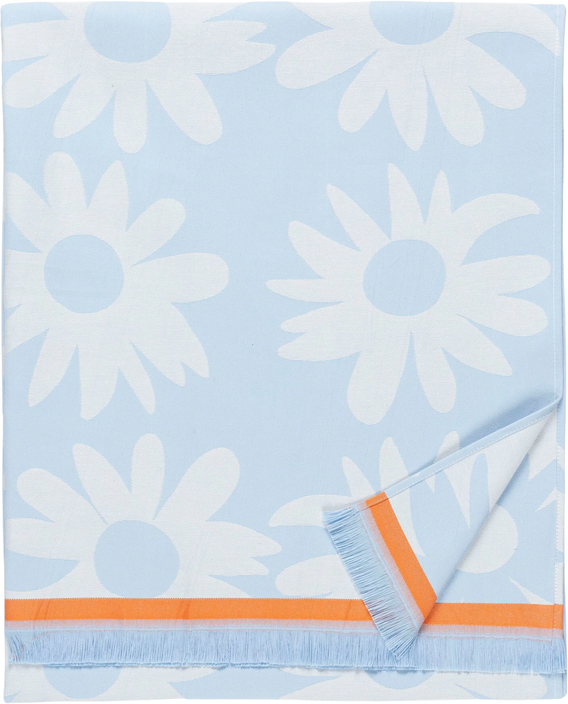 Rakastaa ei rakasta hamam badhandduk 91x165 cm, Orange-Off-white-light blue Marimekko