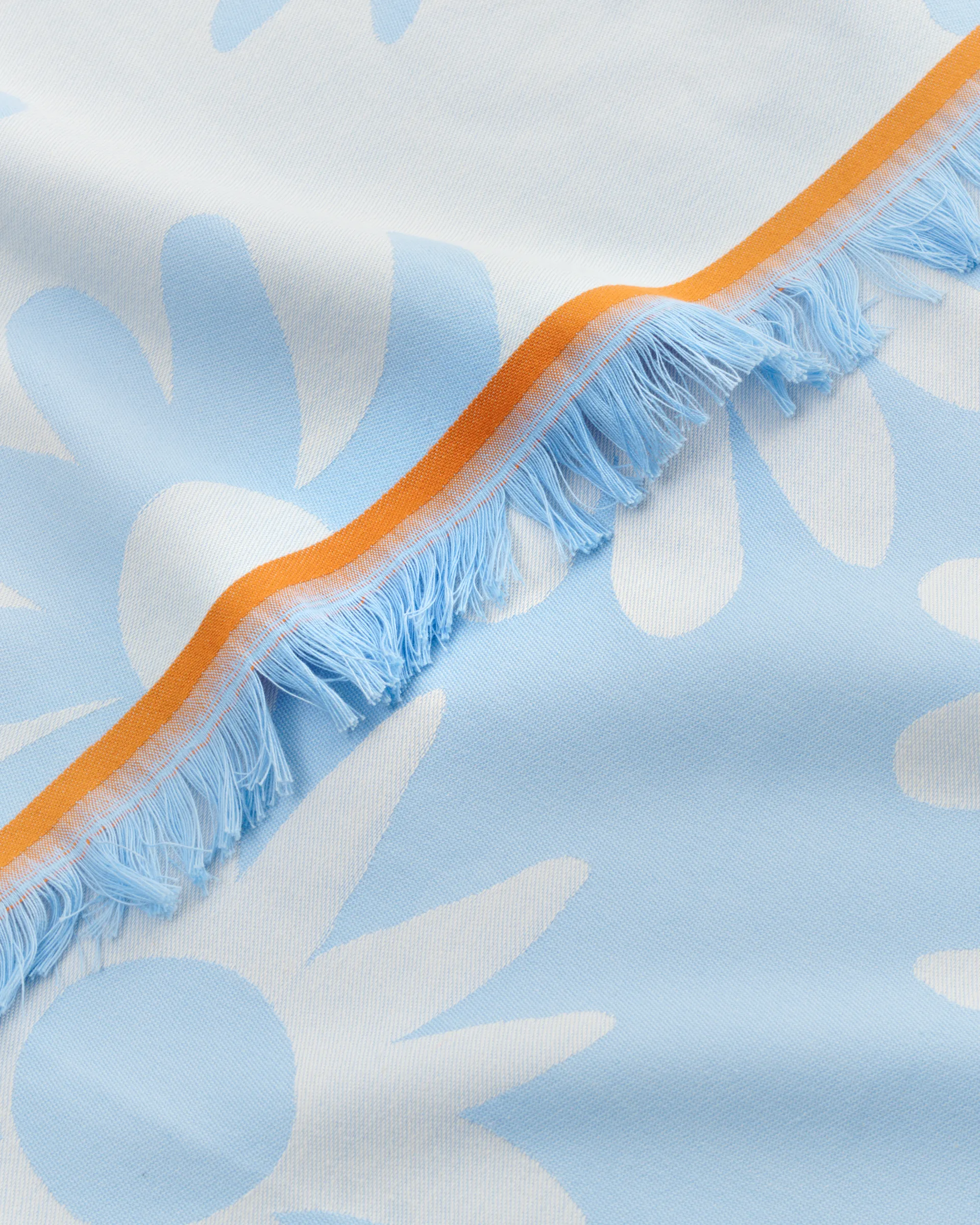 Rakastaa ei rakasta hamam badhandduk 91x165 cm, Orange-Off-white-light blue Marimekko