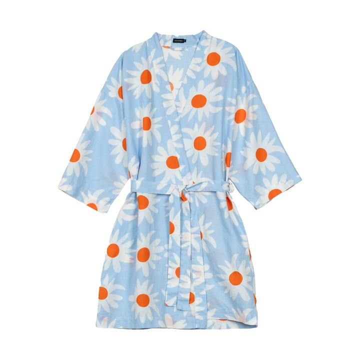 Rakastaa ei rakasta morgonrock - Orange-Off-white-light blue - Marimekko