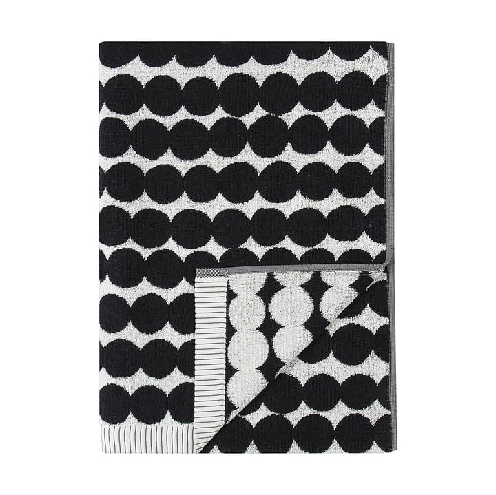 Räsymatto handduk svart, Badhandduk 70x150 cm Marimekko