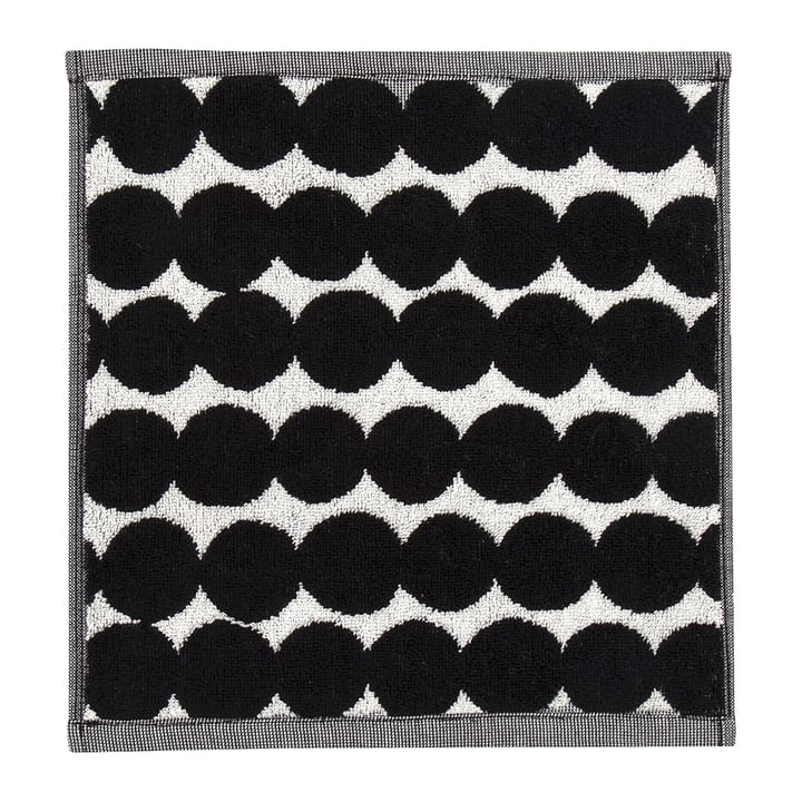 Räsymatto handduk svart - Minihandduk 30x30 cm - Marimekko