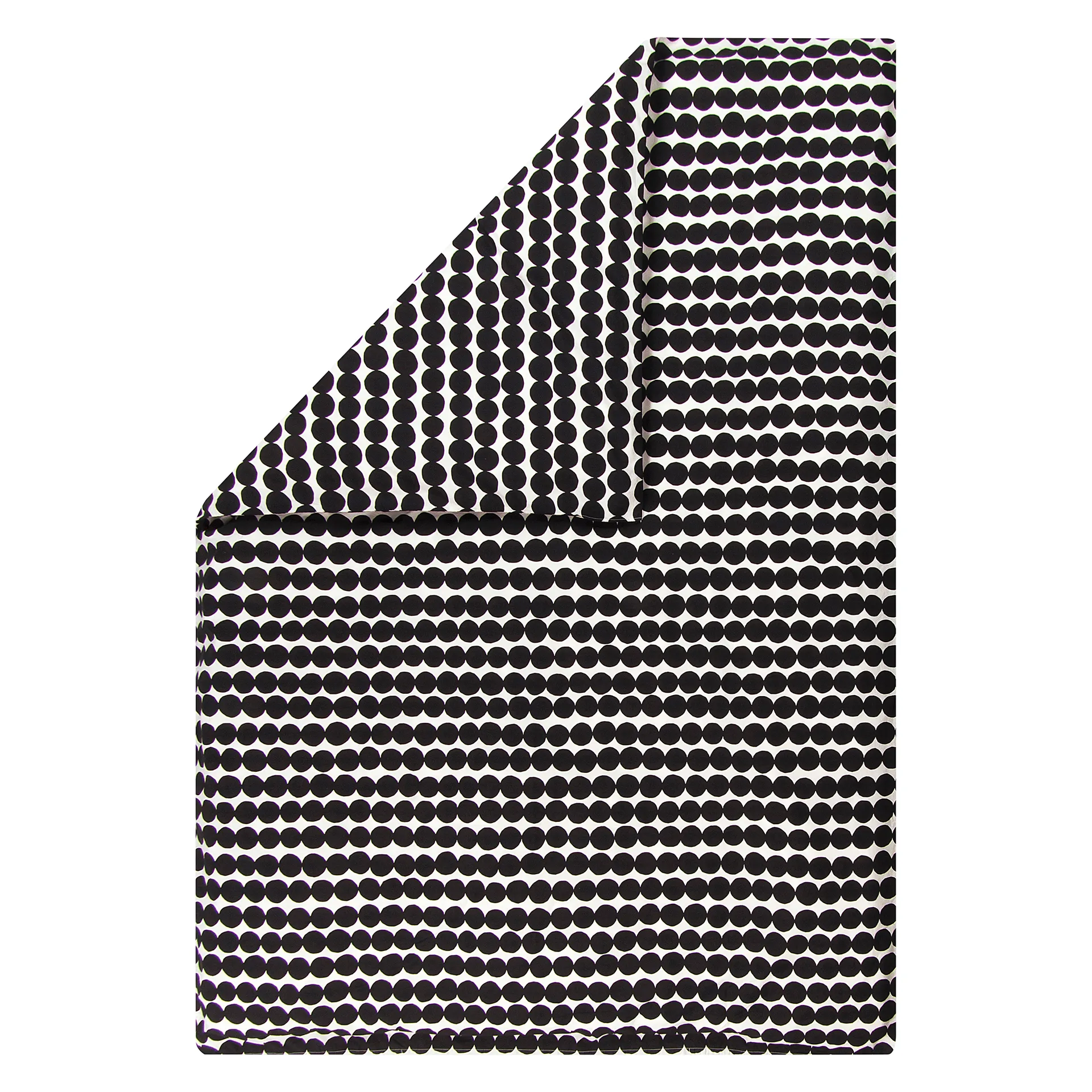Räsymatto påslakan 150x210 cm, Svart-vit Marimekko