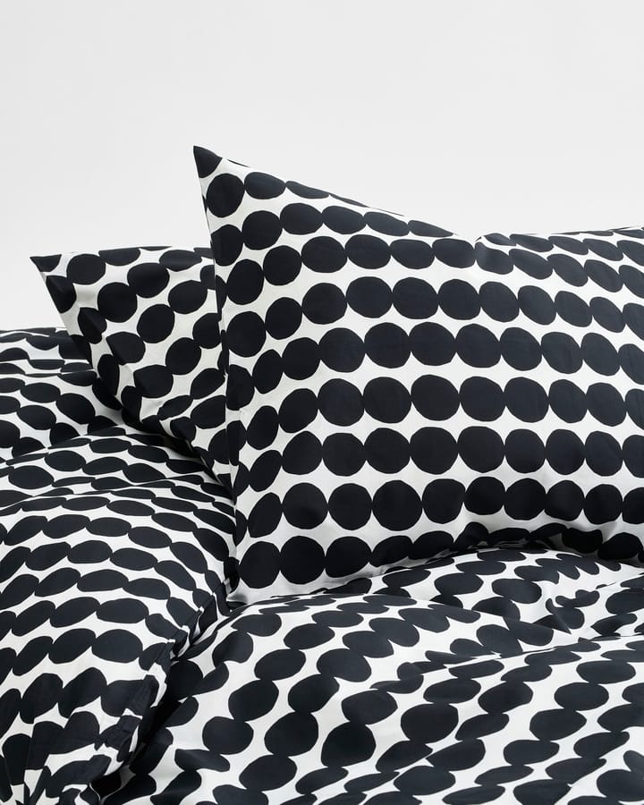 Räsymatto påslakan 150x210 cm, Svart-vit Marimekko