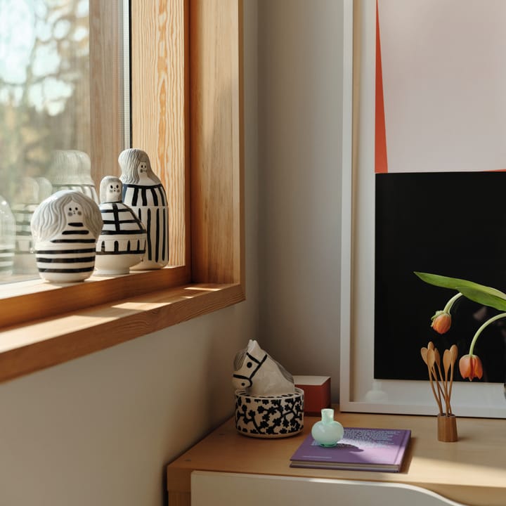 Rauha collectible ask - Svart-vit - Marimekko