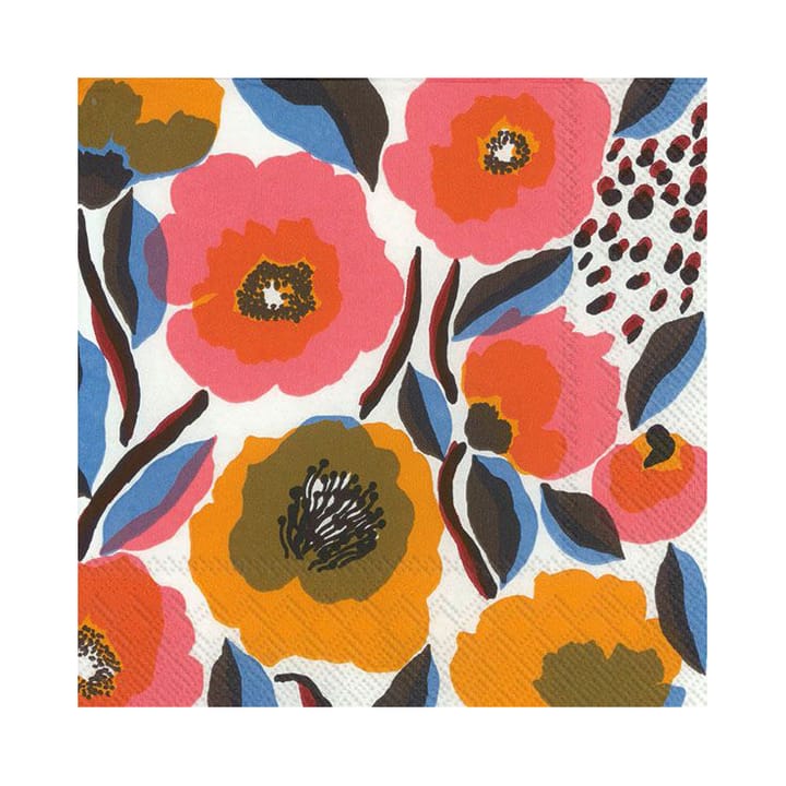 Rosarium servett 33x33 cm 20-pack - Vit - Marimekko