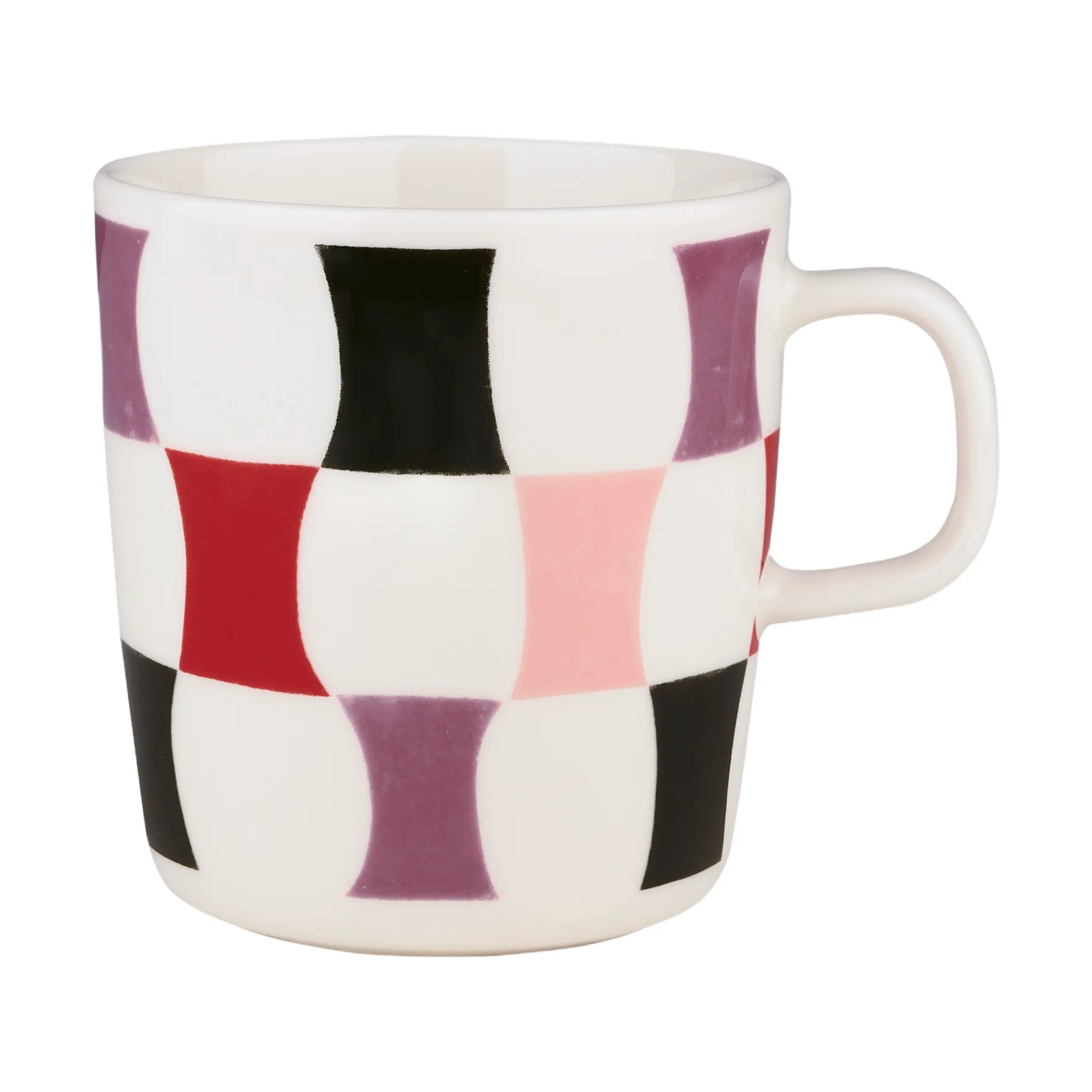 Sambara mugg 4 dl, White-coal-red-powder Marimekko