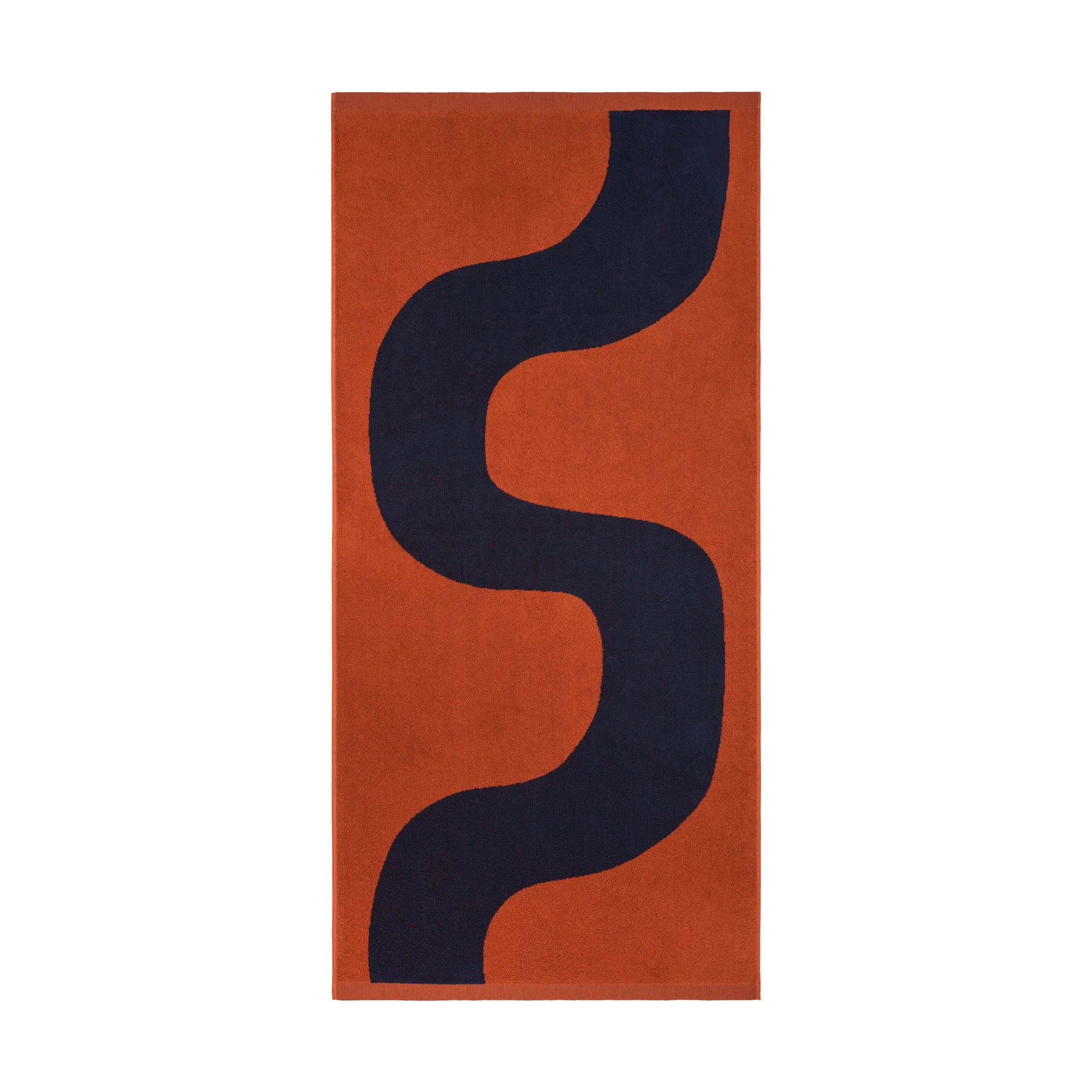 Seireeni badhandduk 70x150 cm, Rooibos-dark blue Marimekko