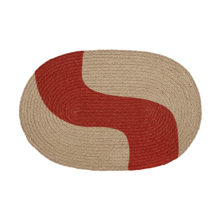 Seireeni bordstablett 31x45 cm, Jute-red Marimekko