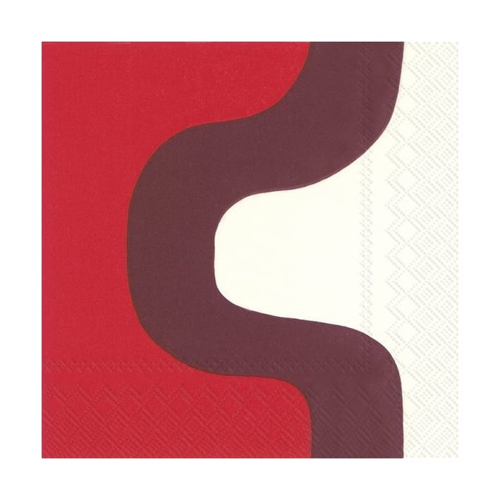 Seireeni servett 33x33 cm 20-pack, Dark red Marimekko