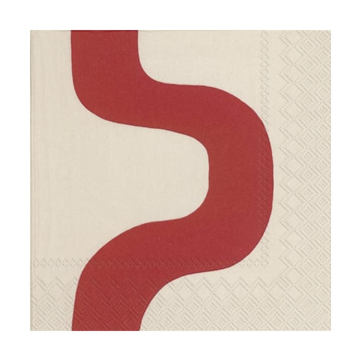 Seireeni servett 33x33 cm 20-pack - Red - Marimekko