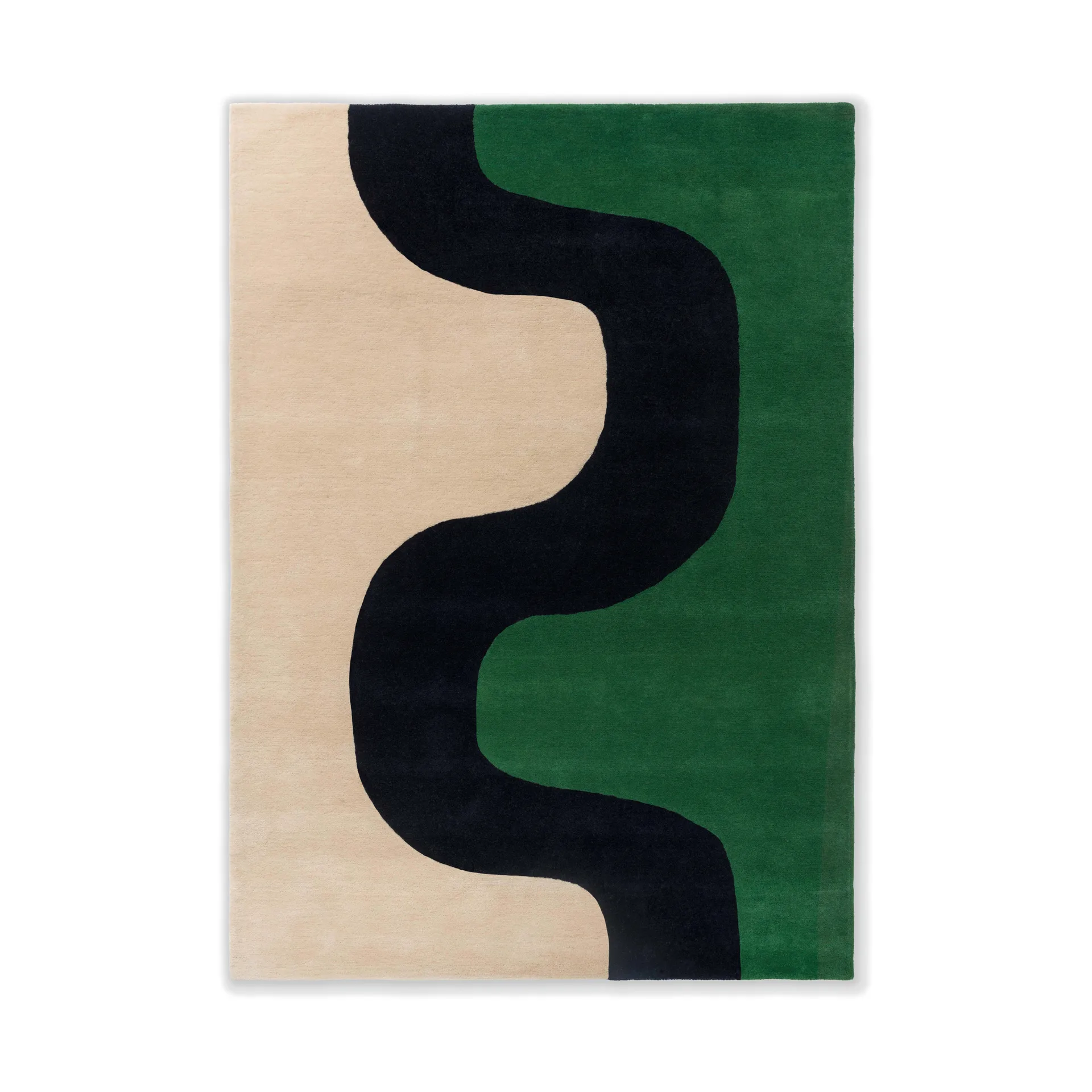 Seireeni ullmatta, Green, 140x200 cm Marimekko