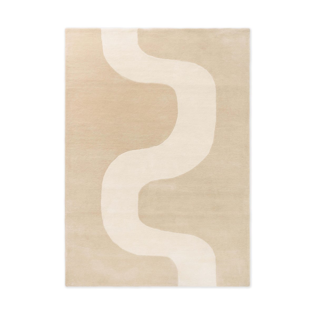 Marimekko Seireeni ullmatta Warm Beige, 250x350 cm | Skandinavisk Design | Ullmattor | Beige