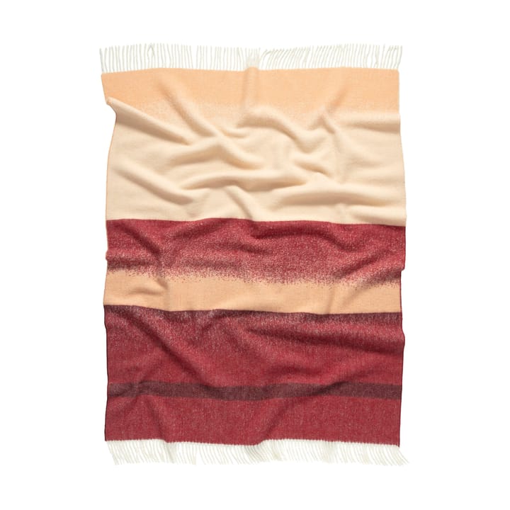 Selänne pläd 130x170 cm, Burgundy-off white, peach Marimekko