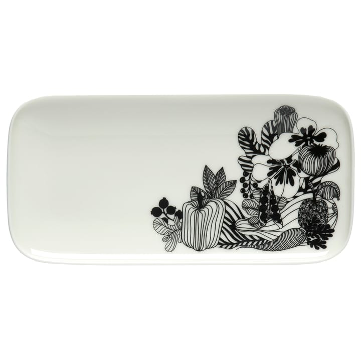 Siirtolapuutarha fat 24,5x12 cm - svart-vit - Marimekko