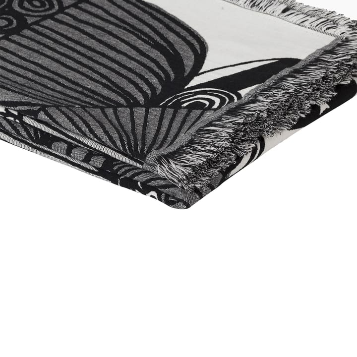 Siirtolapuutarha filt 130x180 cm, Off white-svart Marimekko