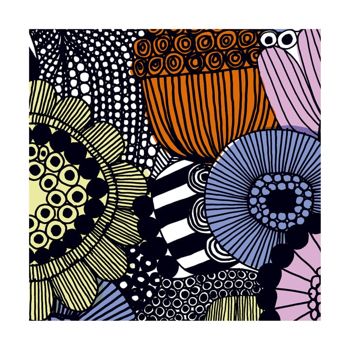 Siirtolapuutarha servett 33x33 cm 20-pack - Pink-Lilac - Marimekko