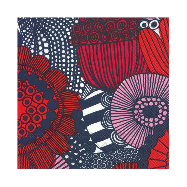 Siirtolapuutarha servett 33x33 cm 20-pack - Rosa - Marimekko