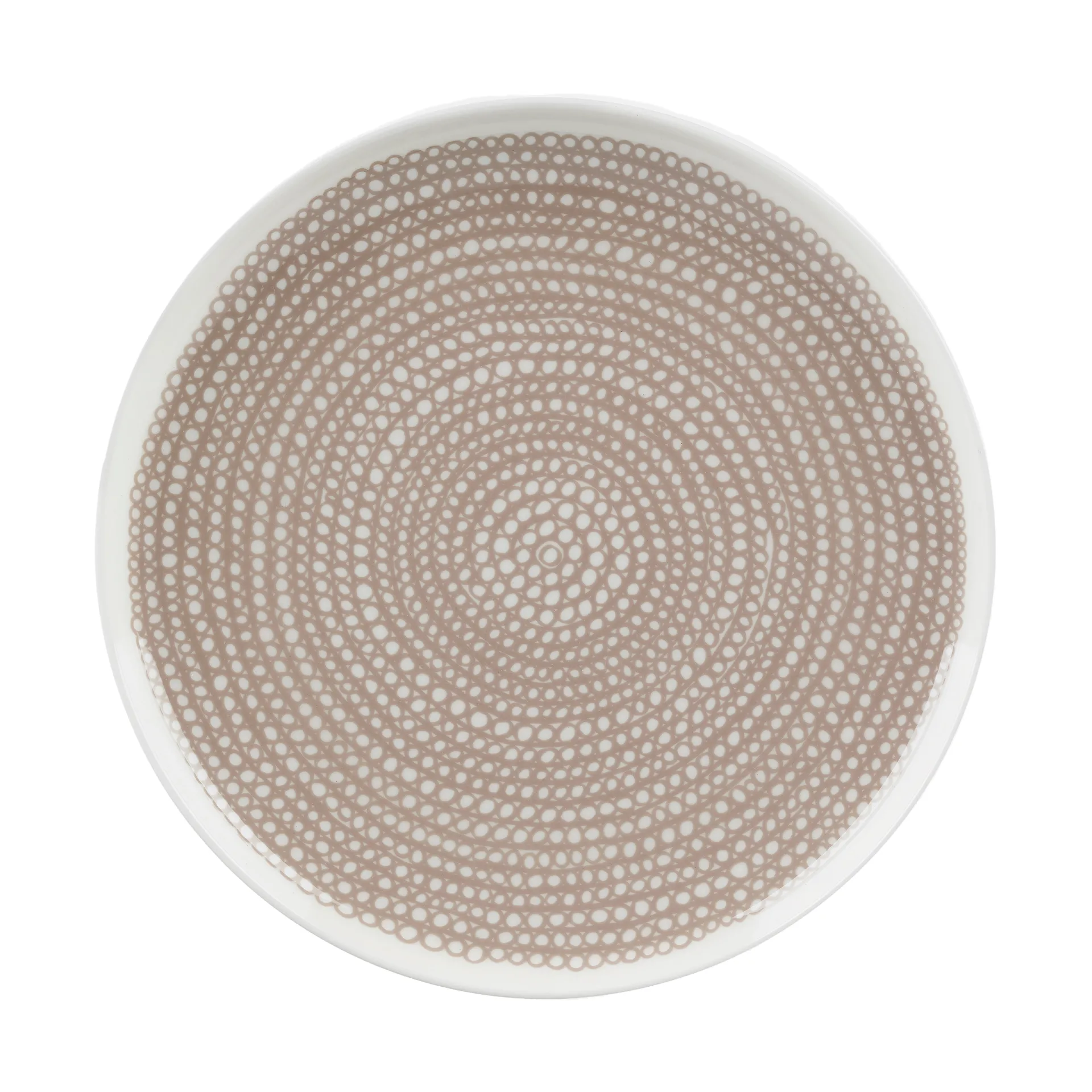 Siirtolapuutarha tallrik Ø25 cm, White-beige Marimekko