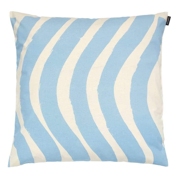 Silkkikuikka kuddfodral 50x50 cm - Vit-blå - Marimekko