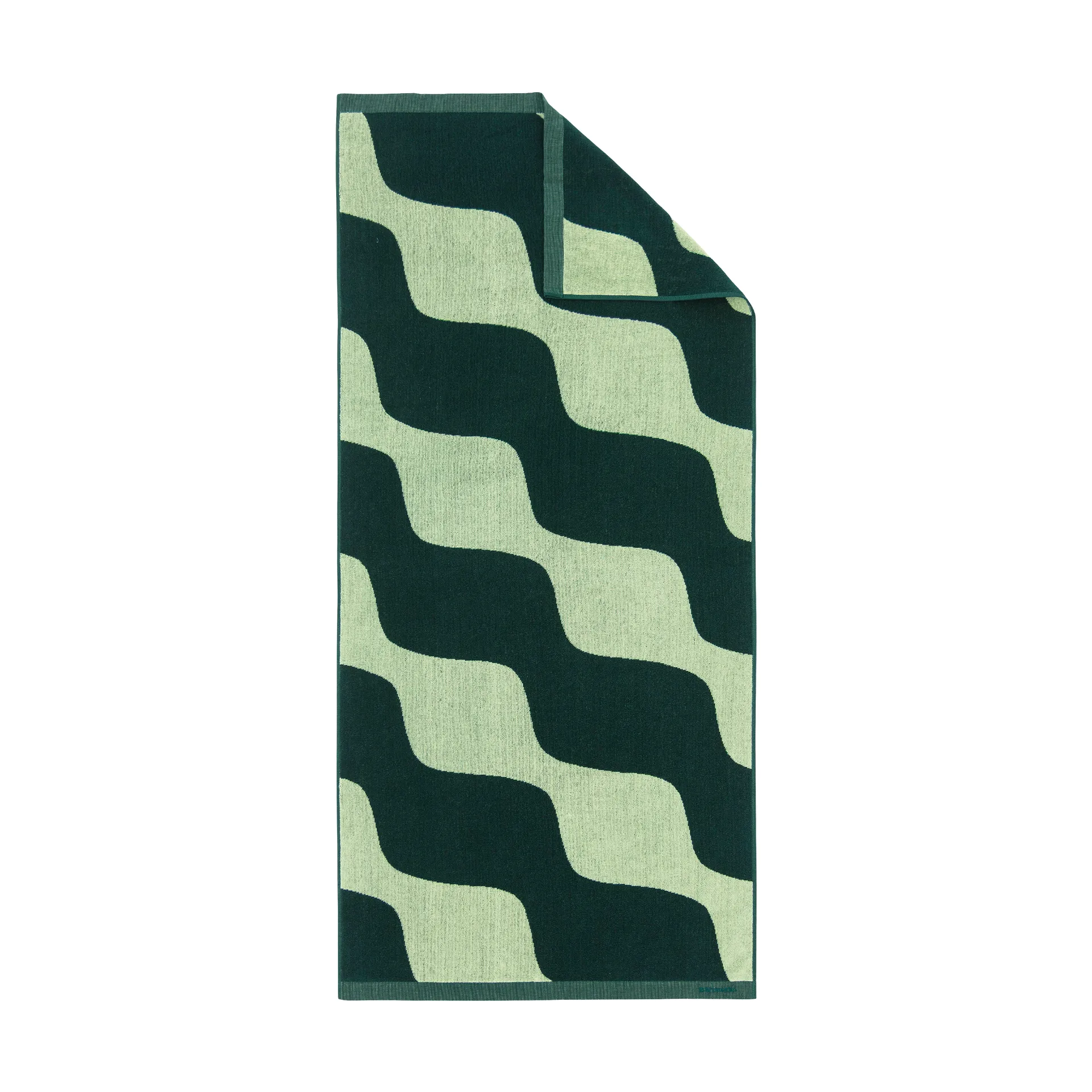 Taifuuni badhandduk 70x150 cm, Pear-dark green Marimekko