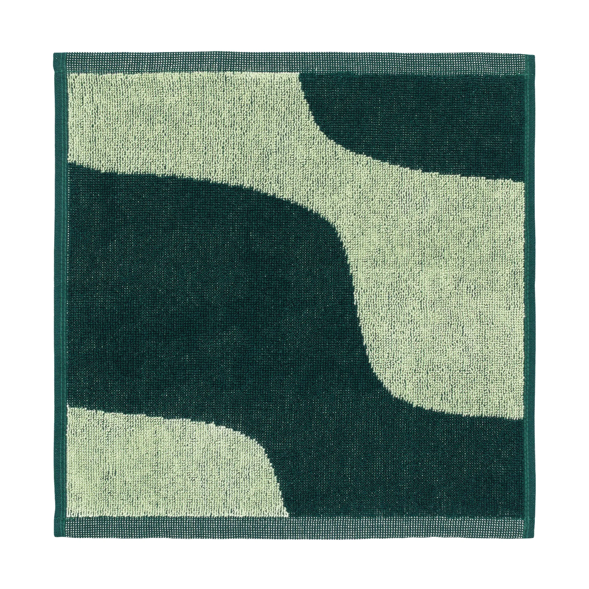 Taifuuni mini handduk 30x30 cm, Pear-dark green Marimekko