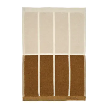Tiiliskivi handduk 30x50 cm - Mörkgrå-brun-beige - Marimekko