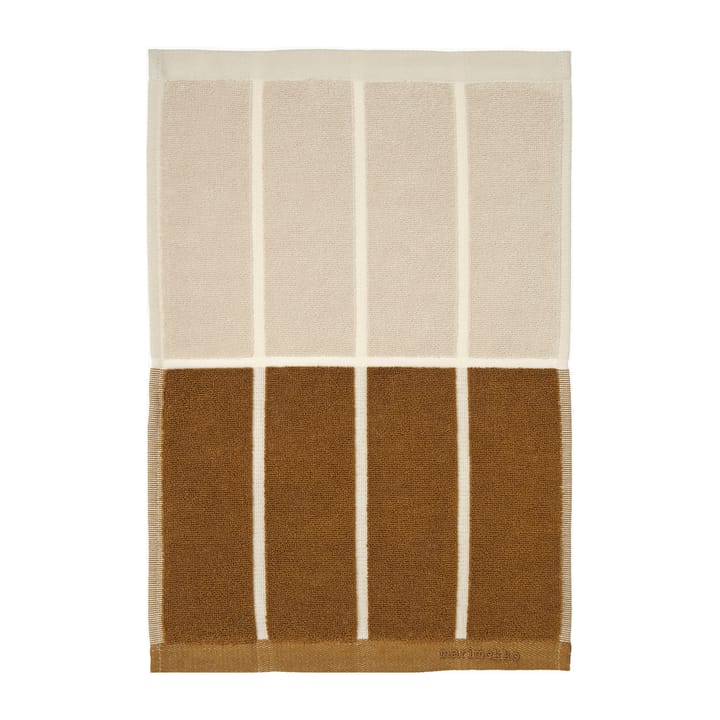 Tiiliskivi handduk 30x50 cm - Mörkgrå-brun-beige - Marimekko