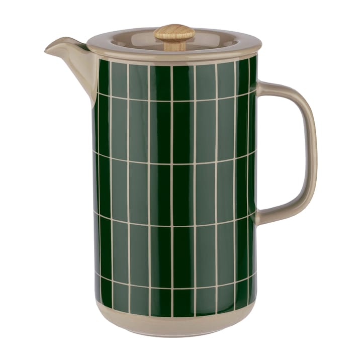 Tiiliskivi kaffepress 0,9 l - Terra-dark green - Marimekko