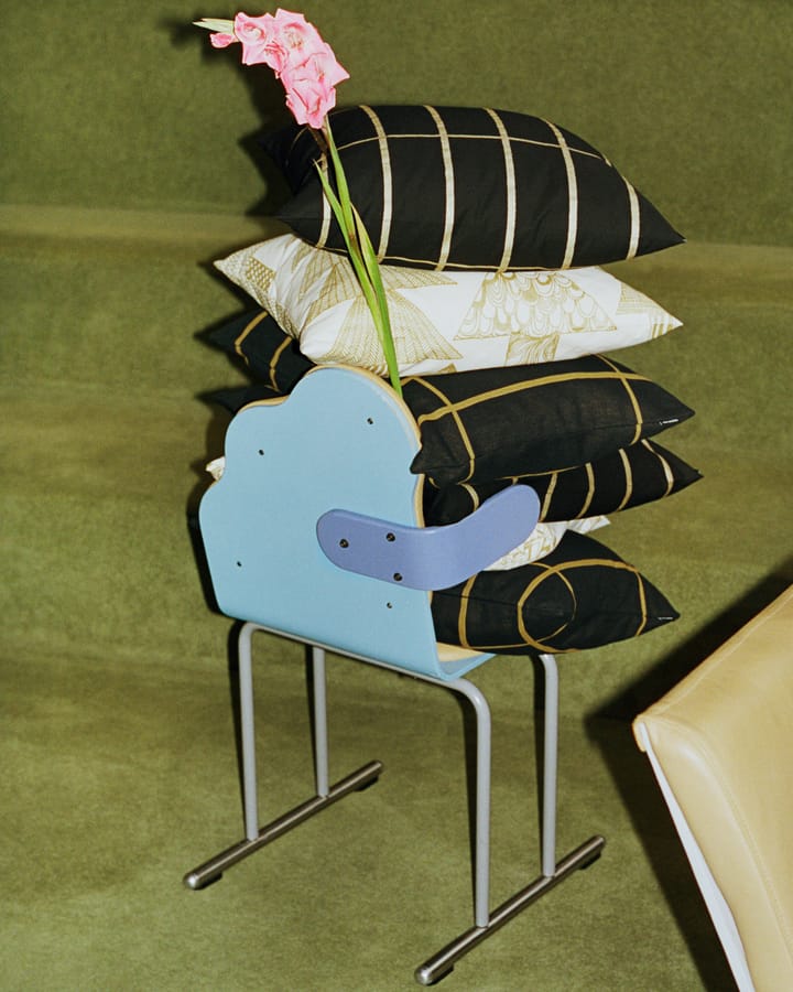 Tiiliskivi kuddfodral 40x60 cm, Caviar-gold Marimekko