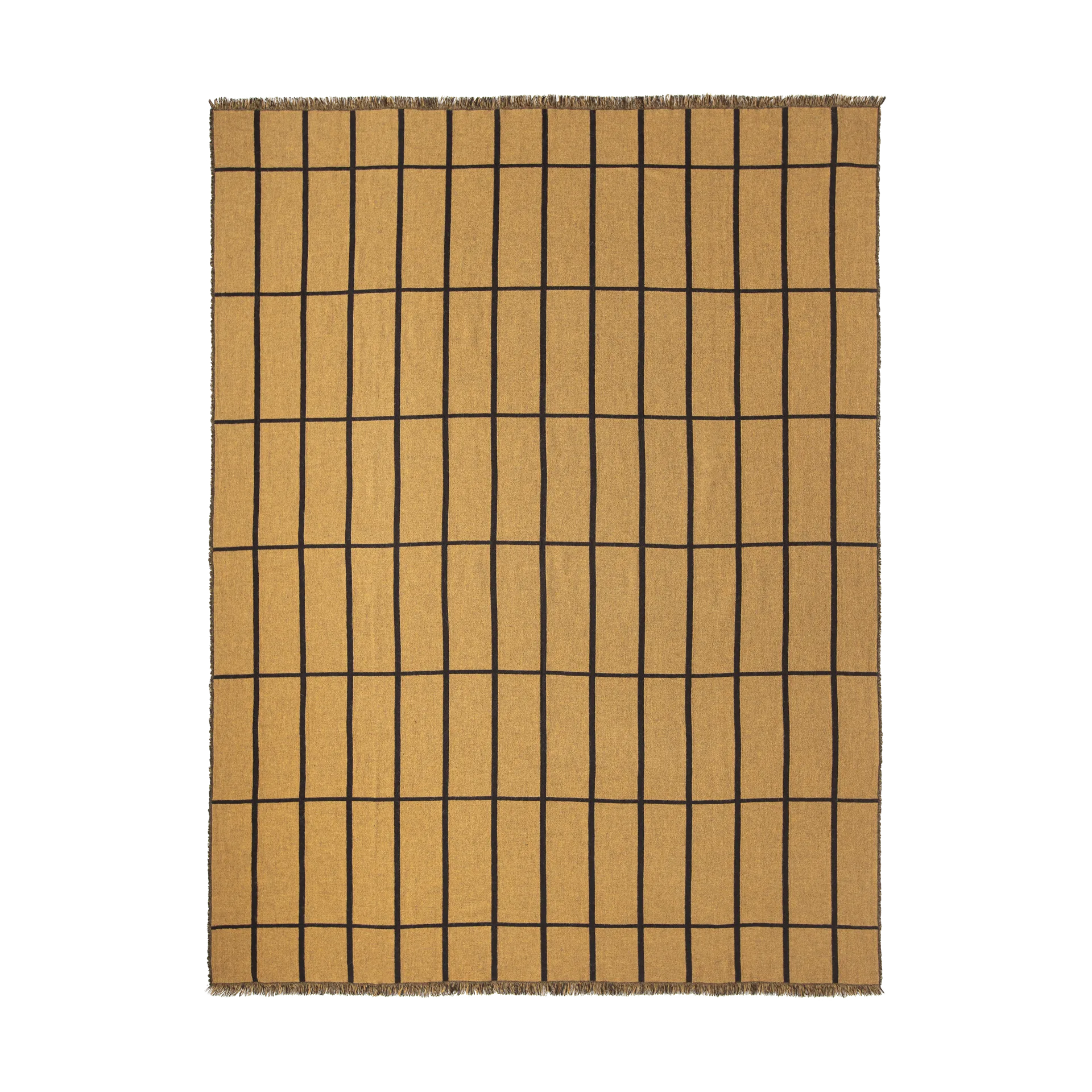 Tiiliskivi pläd 140x180 cm, Caviar-gold Marimekko