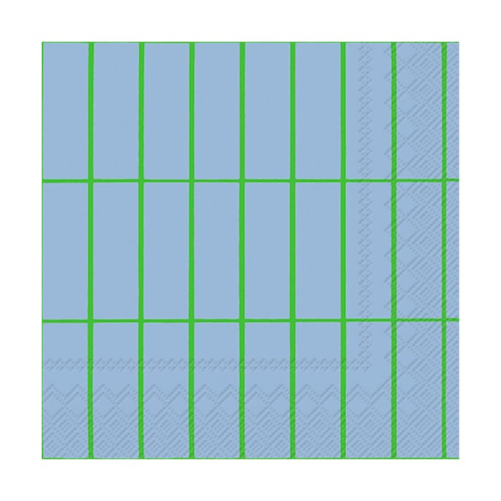 Tiiliskivi servett 33x33 cm 20-pack, Light blue-green Marimekko