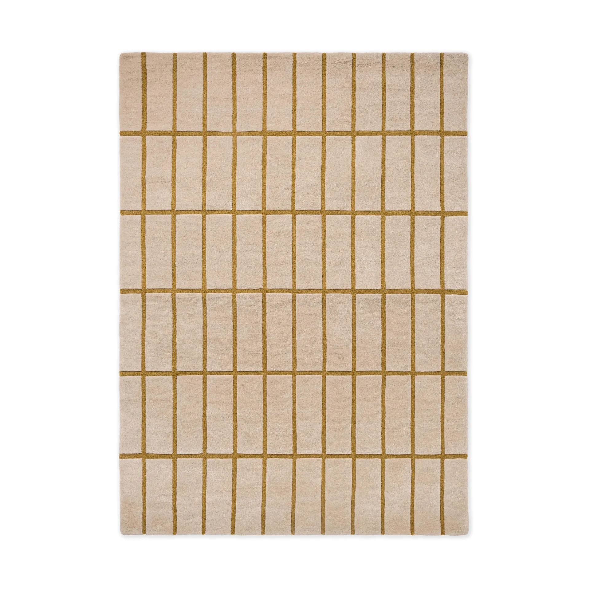 Tiiliskivi ullmatta, Bronze Yellow, 140x200 cm Marimekko