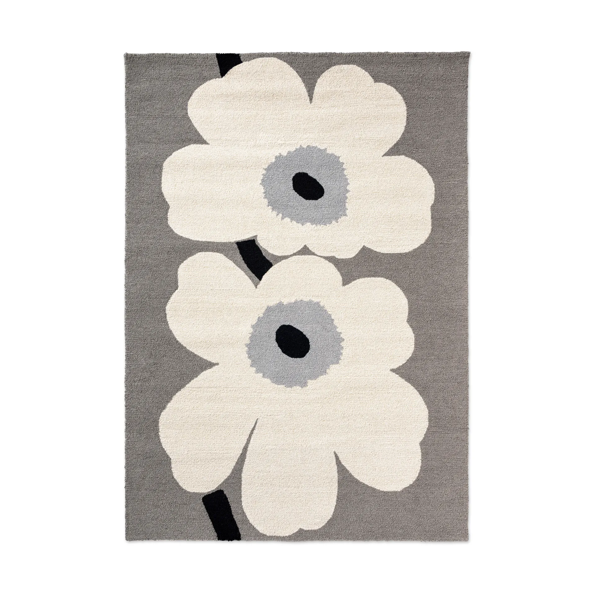 Unikko anniversary matta outdoor, Grey, 250x350 cm Marimekko