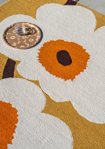 Unikko anniversary matta outdoor - Honey, 250x350 cm - Marimekko